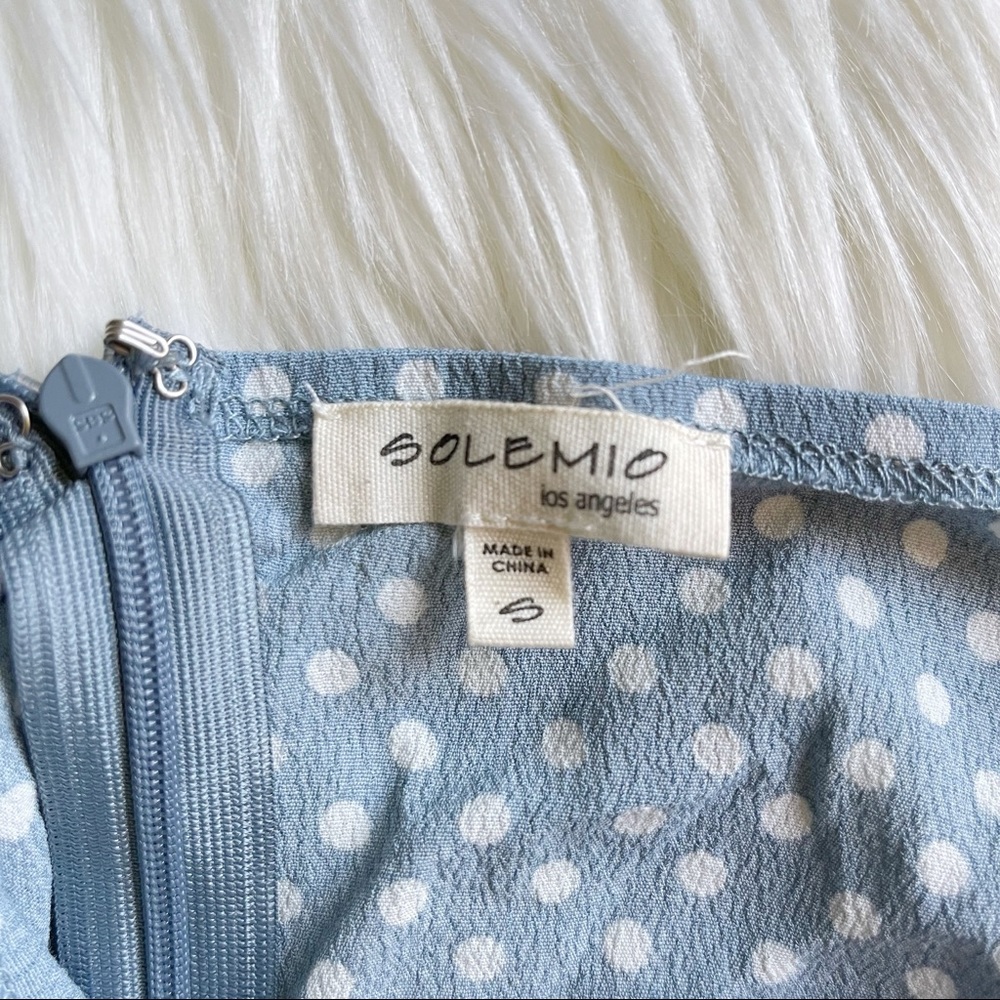 Polka dot halter neck romper - Picture 5 of 5